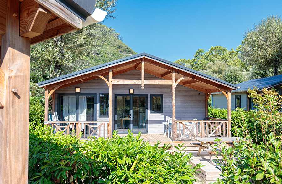 Cottage Grand Confort 6 places 2 chambres - Camping Au Vallon Rouge Alpes Maritimes